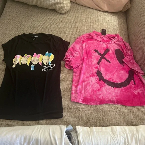 Girls' Assorted Color T-Shirts - Pack of 11 size 4/5 - Picture 2 of 6